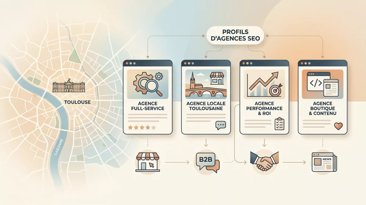 Les profils d'agences SEO à Toulouse selon les avis.