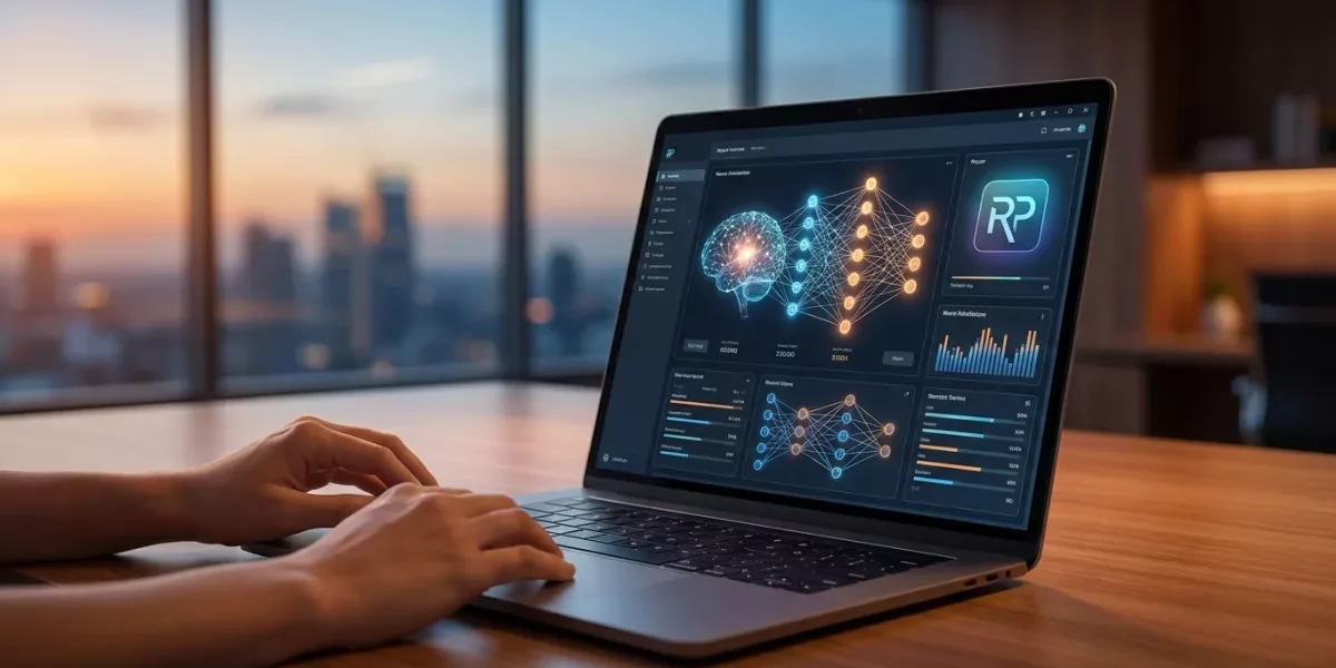 Interface moderne du plugin WordPress RankPress générant des optimisations SEO grâce à l'intelligence artificielle.