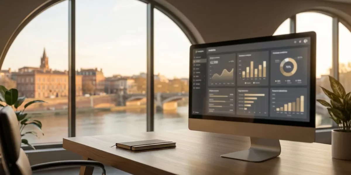Tarifs agence SEO Toulouse – Image à la une Graphique illustrant les différents modèles de tarification d'une agence SEO à Toulouse pour optimiser son budget.