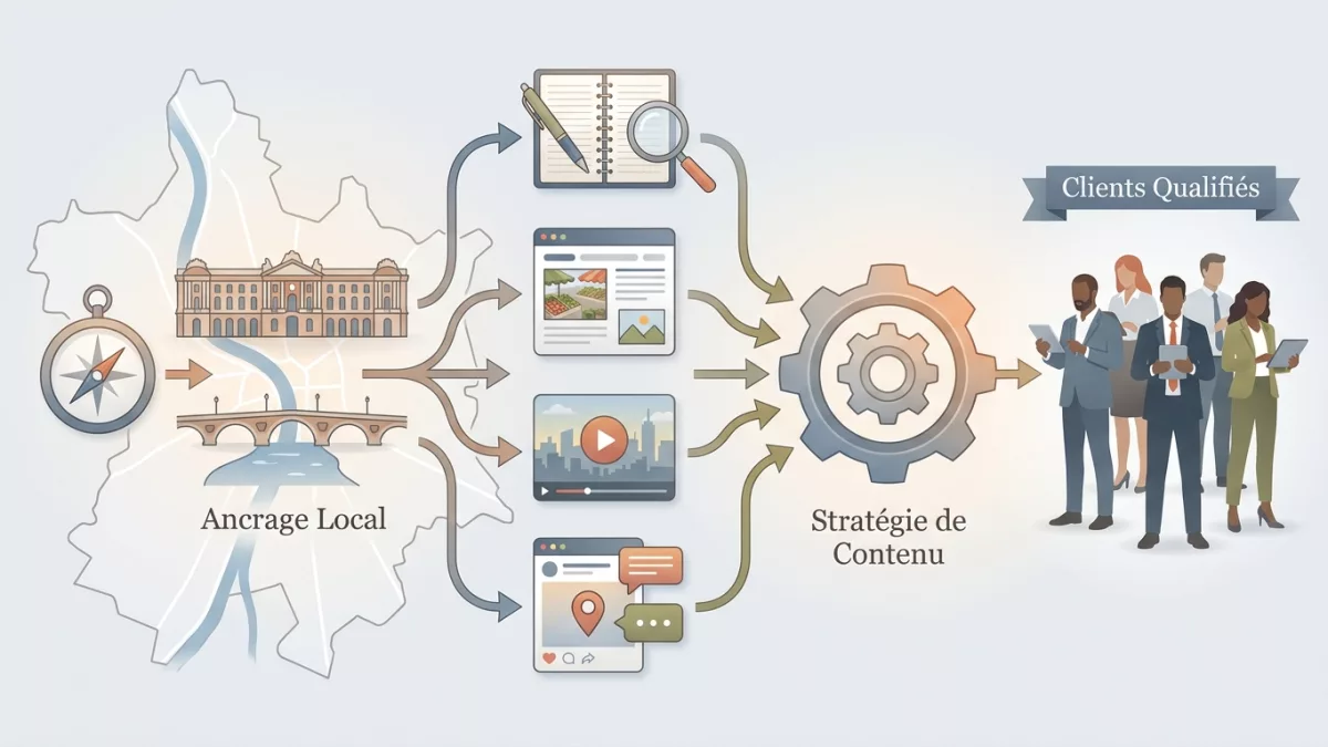 Étape 2 : Construire une stratégie de contenu orientée local.