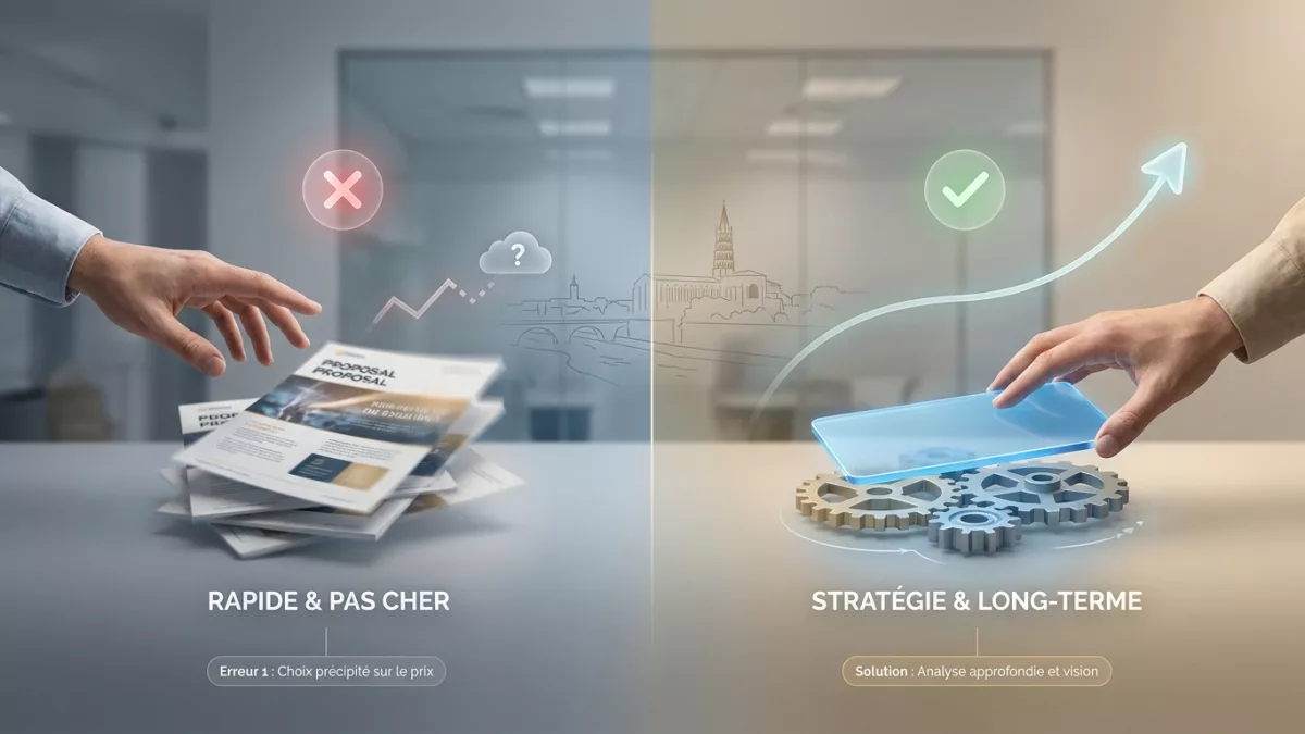 Les erreurs à éviter absolument dans le choix d'une agence.