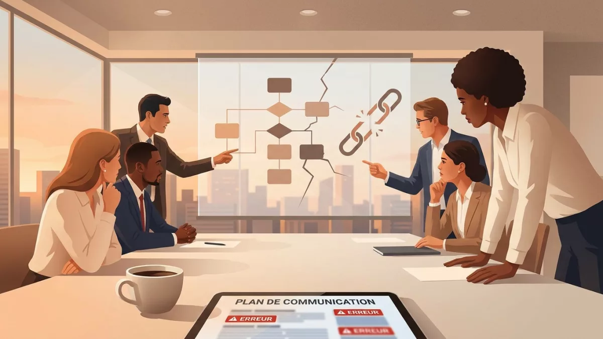 Les erreurs fréquentes qui font échouer un plan de communication.