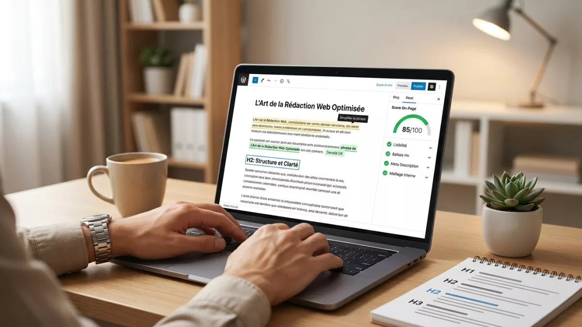 Outils d'aide à la rédaction et d'optimisation on-page.